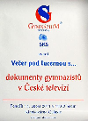 VeÄer pod lucernou s dokumenty studentÅ¯ na ÄŒT1