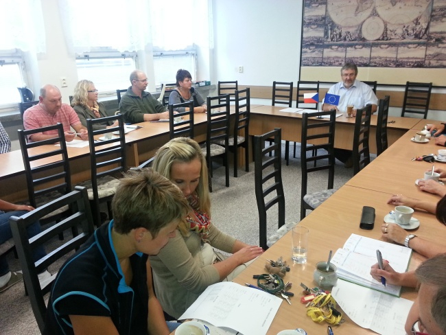 PrvnÃ­ spoleÄnÃ© zasedÃ¡nÃ­ partnerÅ¯ projektu 27. 8. 2013.
