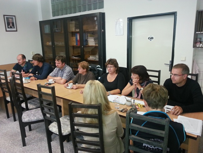 PrvnÃ­ spoleÄnÃ© zasedÃ¡nÃ­ partnerÅ¯ projektu 27. 8. 2013.

